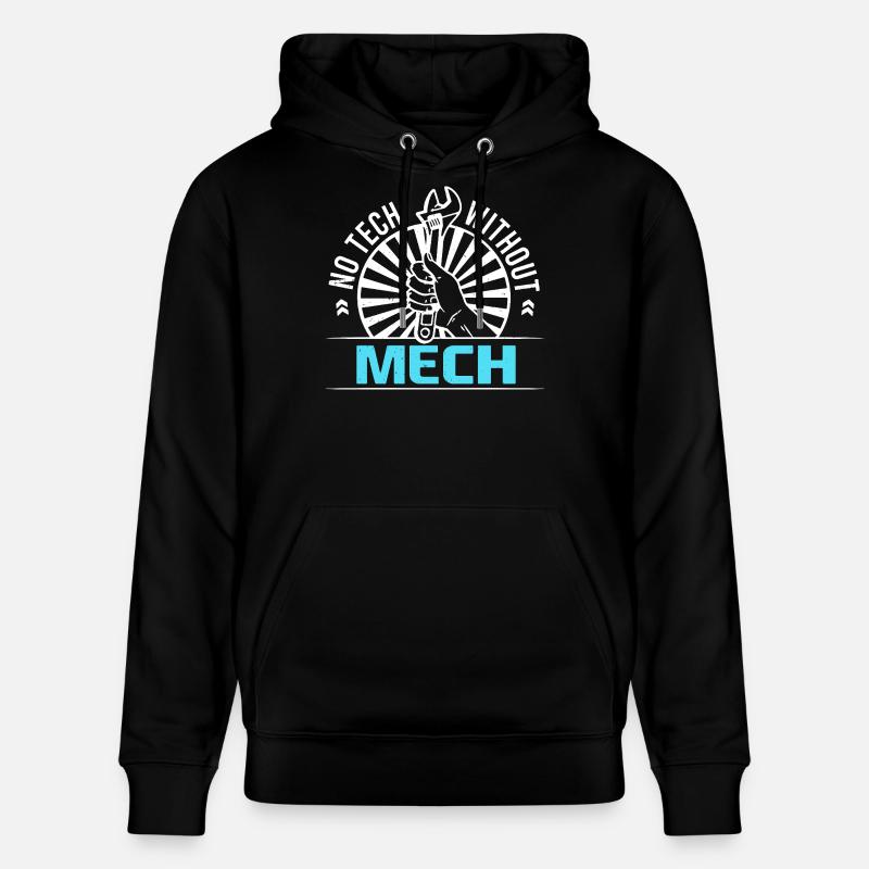 Mechanical Engineering Maschinenbauer Ingenieur - Stanley/Stella Unisex Bio-Hoodie CRUISER  - Schwarz