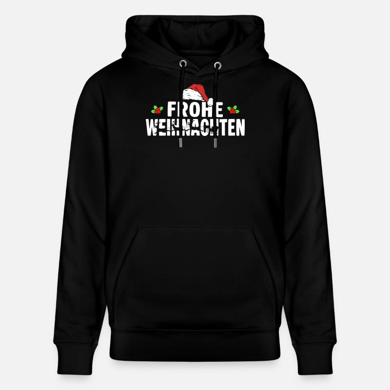 Joyeux noël - Sweat à capuche bio CRUISER Stanley/Stella Unisexe - noir