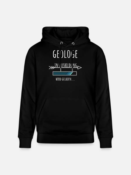 Geosciences Student Occupation Training Geologist - Stanley/Stella CRUISER Unisex Organic Hoodie - black