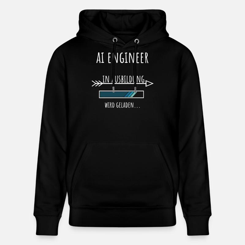 Artificial Intelligence Training AI Engineer - Stanley/Stella CRUISER Unisex Organic Hoodie - black