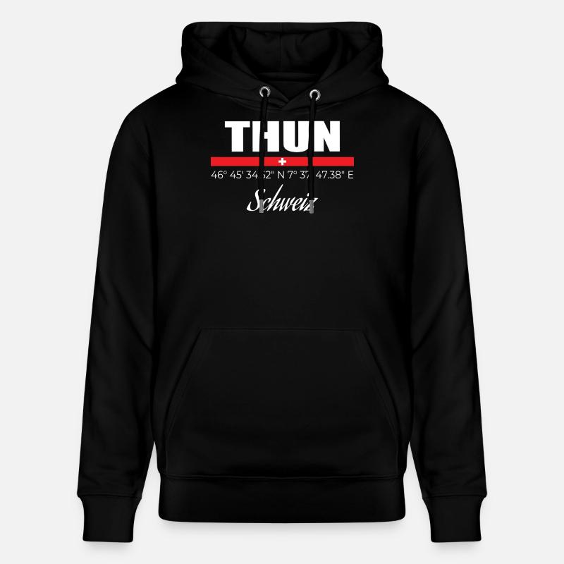 Thun - Stanley/Stella Unisex Bio-Hoodie CRUISER  - Schwarz