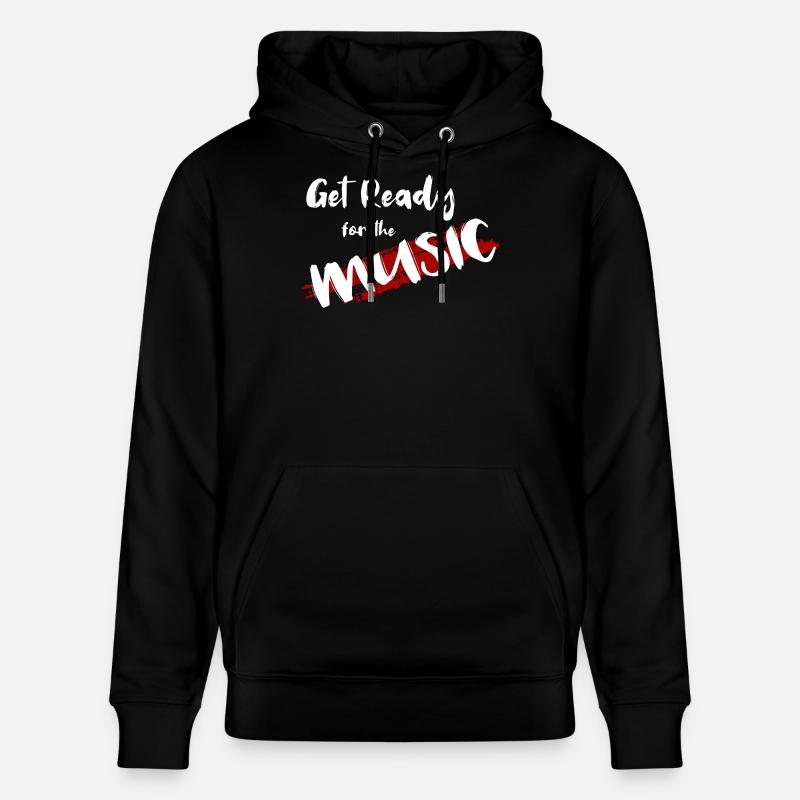 Get Ready - Stanley/Stella Unisex Bio-Hoodie CRUISER  - Schwarz