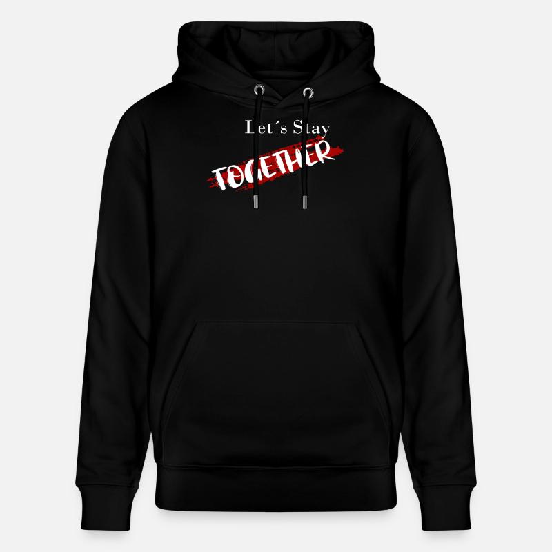 Restons ensemble - Sweat à capuche bio CRUISER Stanley/Stella Unisexe - noir
