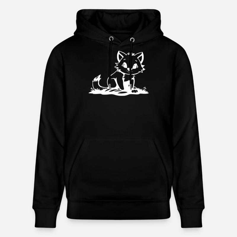 Fuchs - Stanley/Stella Unisex Bio-Hoodie CRUISER  - Schwarz
