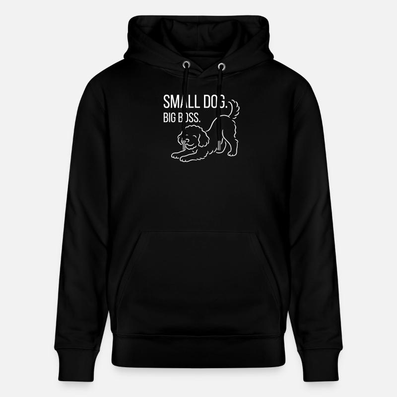 Zwergpudel, Malti-poo oder Königspudel  - Stanley/Stella Unisex Bio-Hoodie CRUISER  - Schwarz