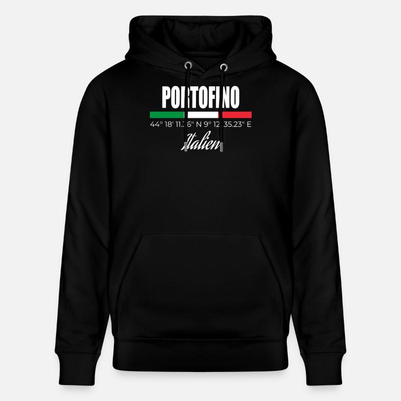 Portofino - Sweat à capuche bio CRUISER Stanley/Stella Unisexe - noir