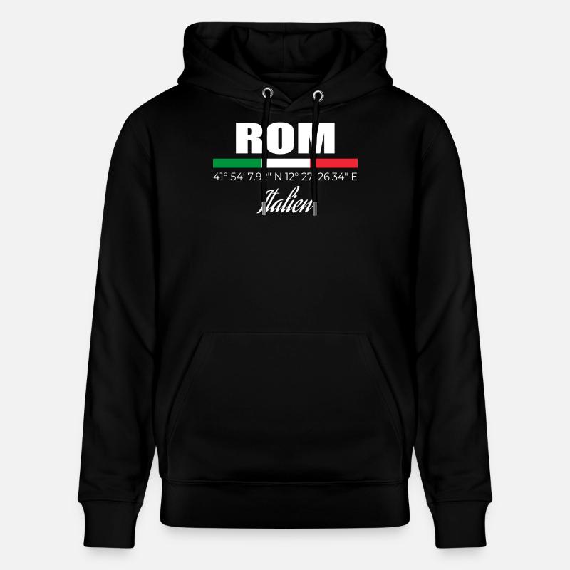 Rom - Stanley/Stella Unisex Bio-Hoodie CRUISER  - Schwarz