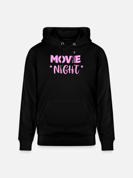 Rosa Kinonacht - Stanley/Stella Unisex Bio-Hoodie CRUISER - Schwarz