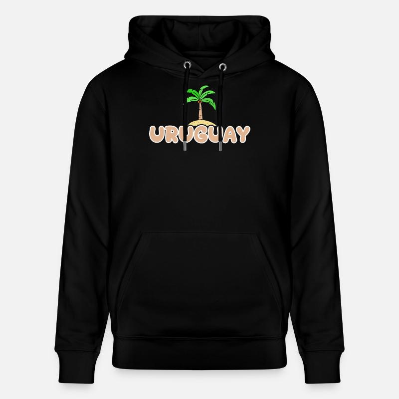 Uruguay comme Uruguay - Sweat à capuche bio CRUISER Stanley/Stella Unisexe - noir