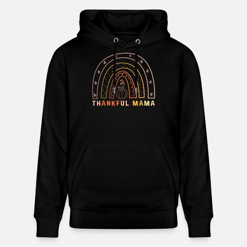 Thanksgiving Mama Mutter Oma Großmutter - Stanley/Stella Unisex Bio-Hoodie CRUISER  - Schwarz