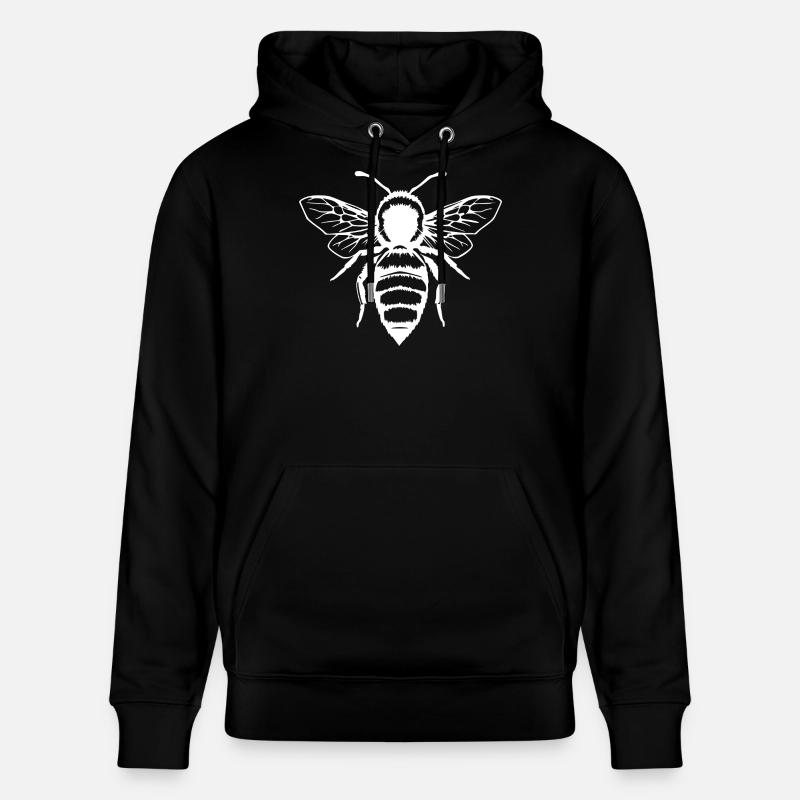 Biene Honigbiene Imker Geschenk - Stanley/Stella Unisex Bio-Hoodie CRUISER  - Schwarz