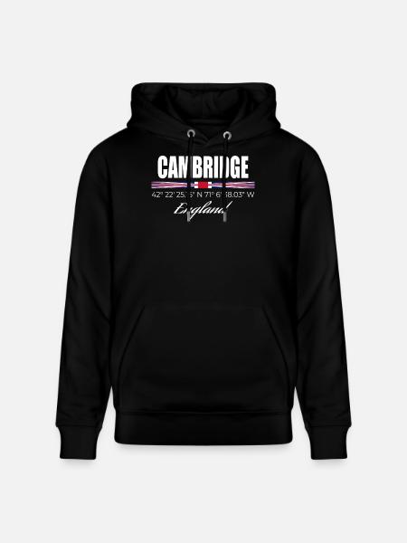 Cambridge - Stanley/Stella CRUISER Unisex Organic Hoodie - black