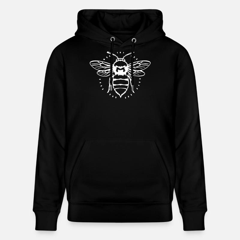 Biene Bienen Imker Geschenk - Stanley/Stella Unisex Bio-Hoodie CRUISER  - Schwarz