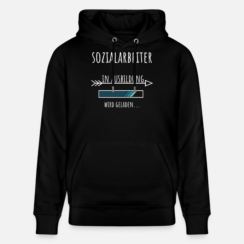 Studi sul Servizio Sociale Professione Assistente Sociale - Felpa con cappuccio ecologica unisex CRUISER di Stanley/Stella - nero