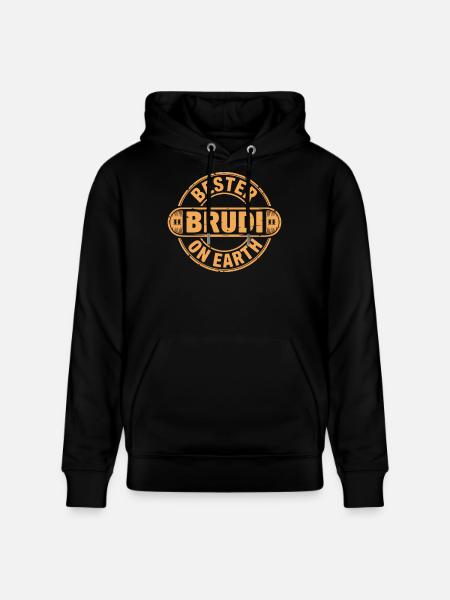 Best brother - Stanley/Stella CRUISER Unisex Organic Hoodie - black