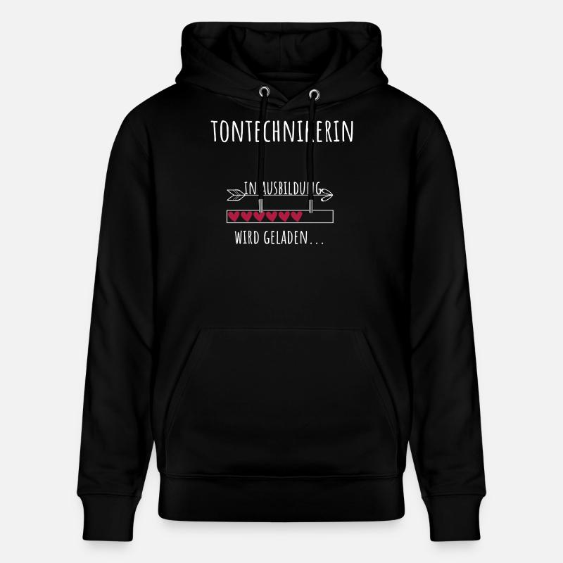 Tontechnik Studium Beruf Ausbildung Tontechnikerin - Stanley/Stella Unisex Bio-Hoodie CRUISER - Schwarz