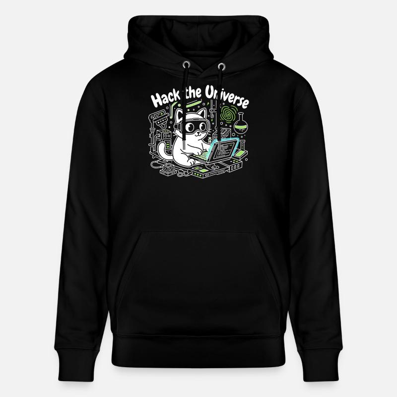 L’univers du crack KatzHacker - Sweat à capuche bio CRUISER Stanley/Stella Unisexe - noir