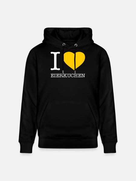 I love pancakes - Stanley/Stella CRUISER Unisex Organic Hoodie - black