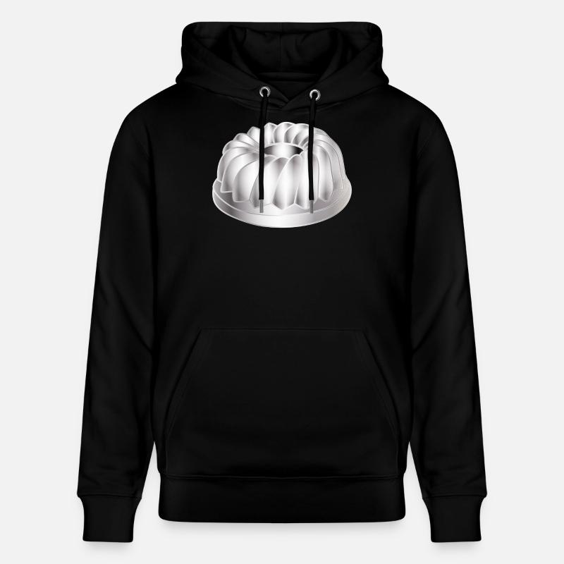 Gugelhupf-Backform – schlichtes Küchenmotiv - Stanley/Stella Unisex Bio-Hoodie CRUISER  - Schwarz