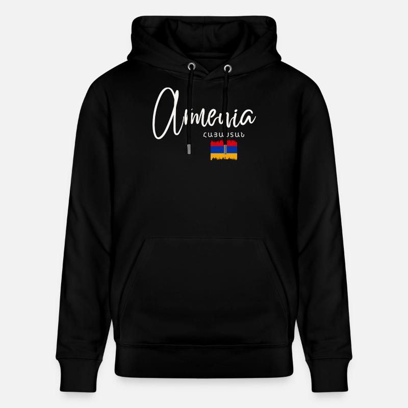 Made in Armenia, fierté arménienne - Sweat à capuche bio CRUISER Stanley/Stella Unisexe - noir