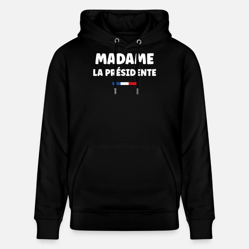 Présidente - Sweat à capuche bio CRUISER Stanley/Stella Unisexe - noir