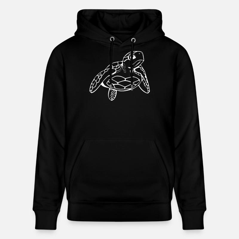 Tortue Tortues - Sweat à capuche bio CRUISER Stanley/Stella Unisexe - noir