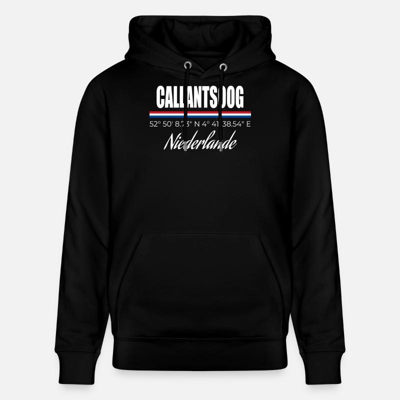 Callantsoog - Stanley/Stella Unisex Bio-Hoodie CRUISER  - Schwarz