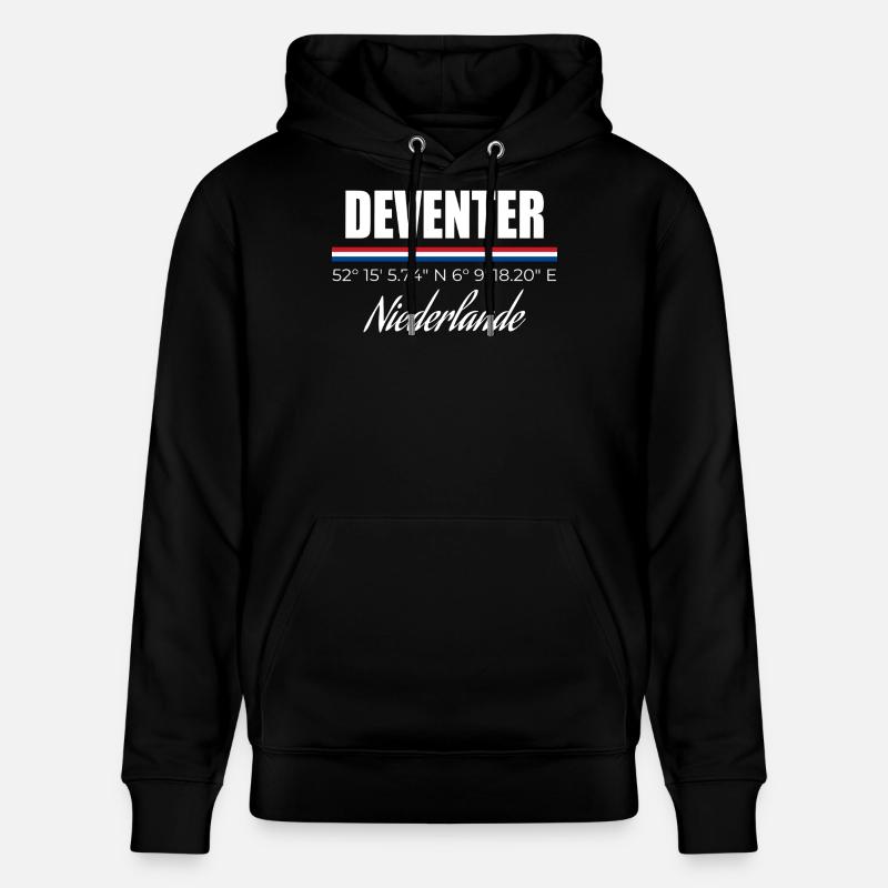 Deventer - Sweat à capuche bio CRUISER Stanley/Stella Unisexe - noir