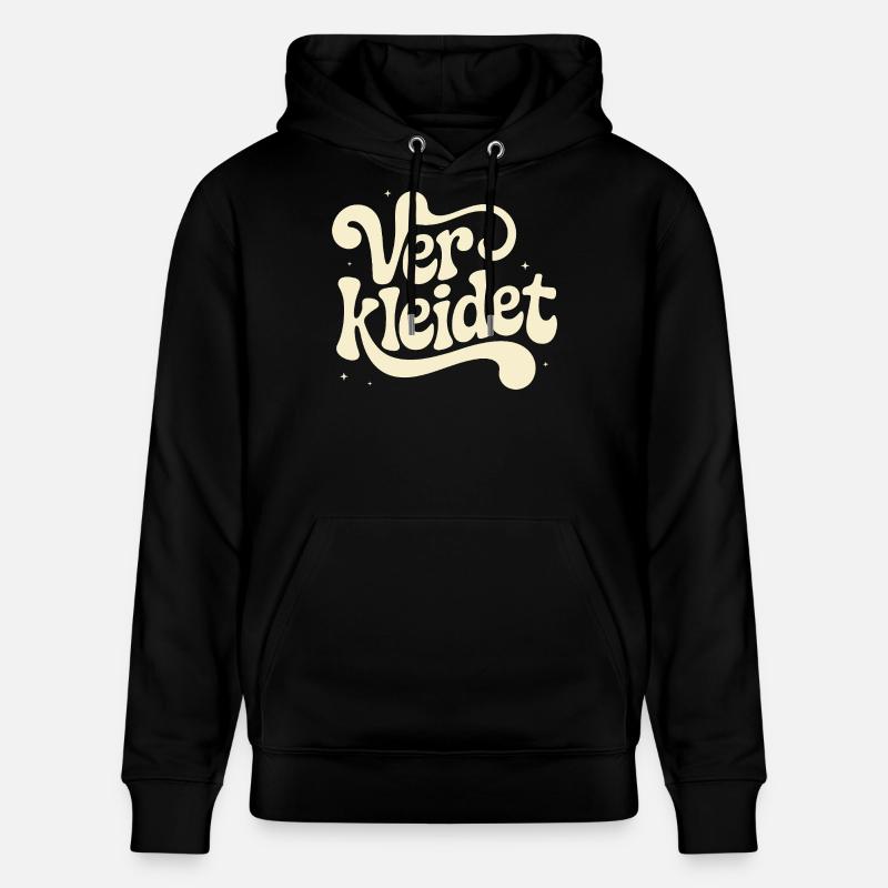 Déguisement déguisement carnaval carnaval - Sweat à capuche bio CRUISER Stanley/Stella Unisexe - noir