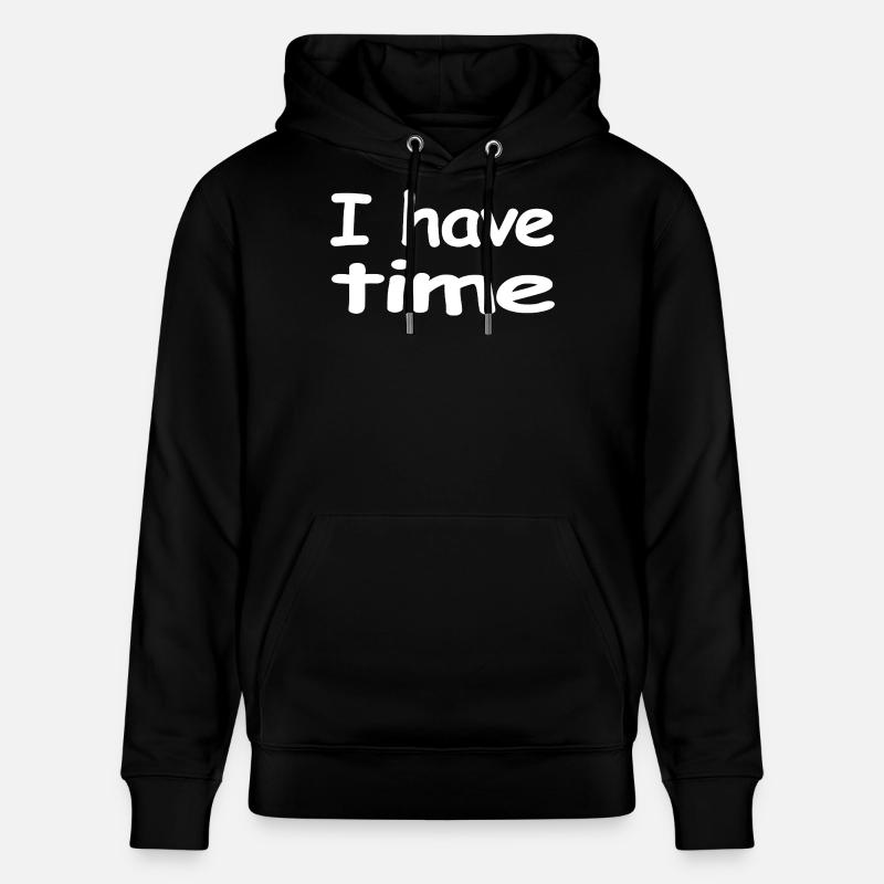 Heure - Sweat à capuche bio CRUISER Stanley/Stella Unisexe - noir