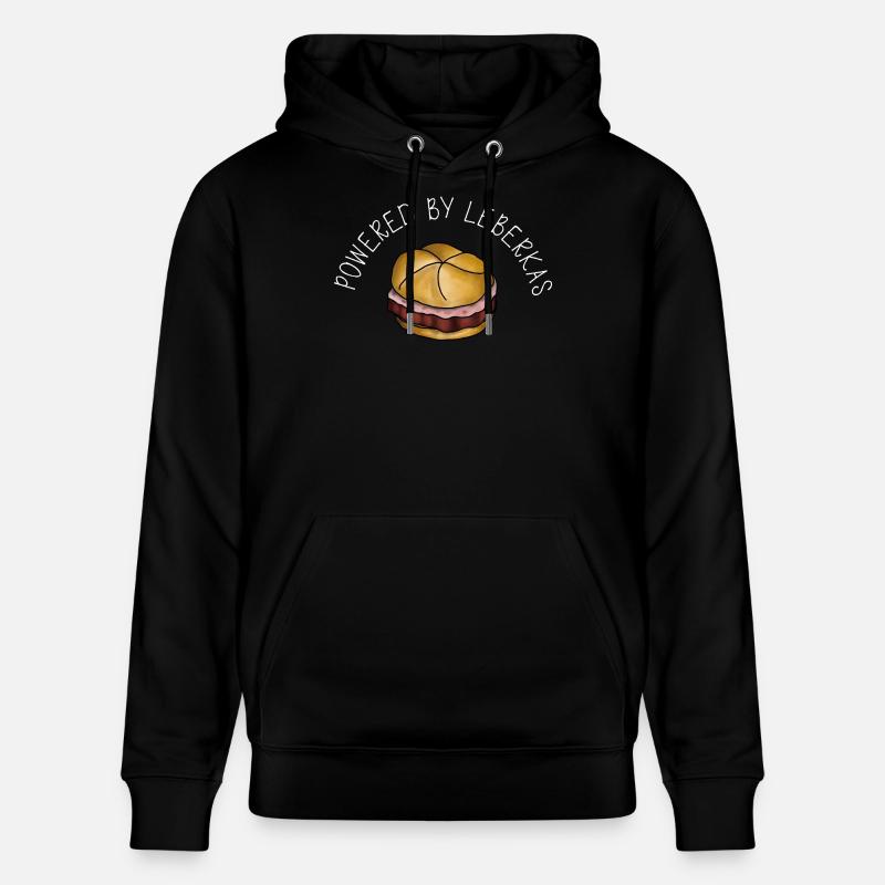 Propulsé par Leberkas – Leberkäse Spruch - Sweat à capuche bio CRUISER Stanley/Stella Unisexe - noir