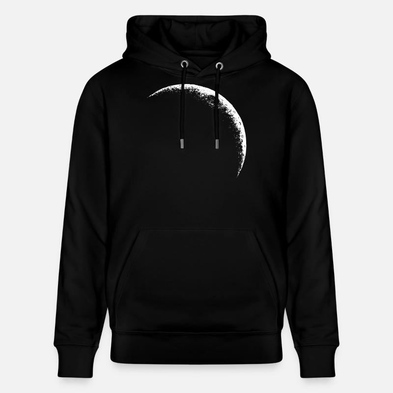 Croissant de Lune, Lune Céleste - Sweat à capuche bio CRUISER Stanley/Stella Unisexe - noir