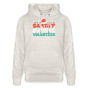 Volunteer Appreciation Preferred Volunteer - Stanley/Stella CRUISER Unisex Organic Hoodie - heather oatmeal - Front - Alina (178cm) & Michal (187cm)