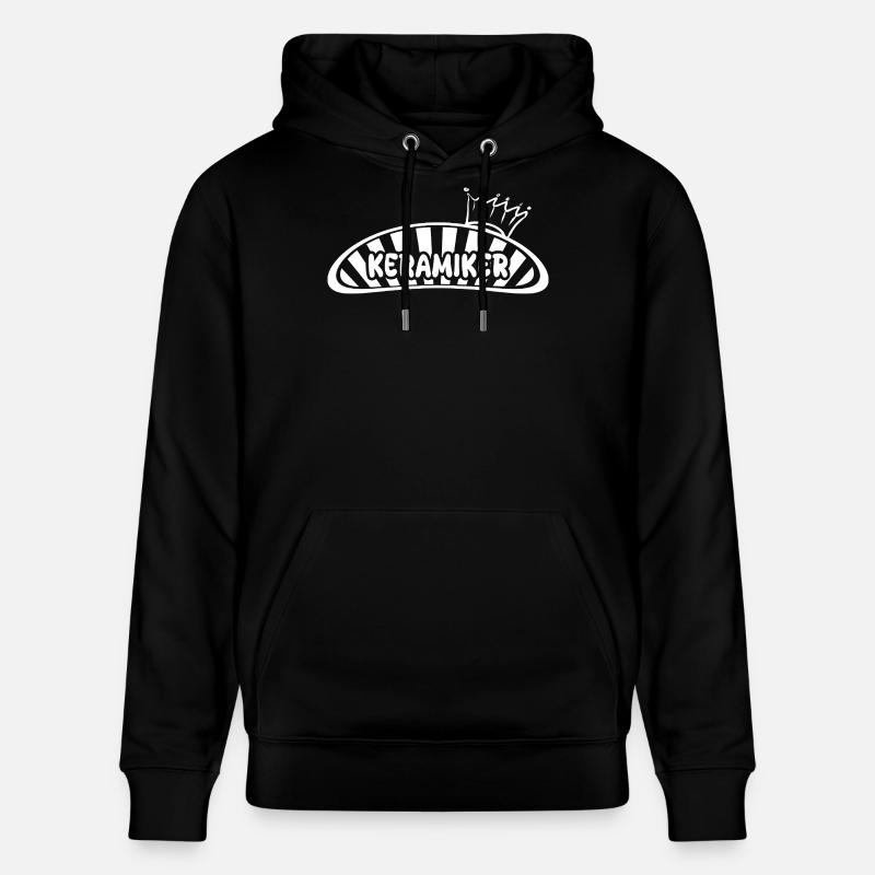 céramiste - Sweat à capuche bio CRUISER Stanley/Stella Unisexe - noir
