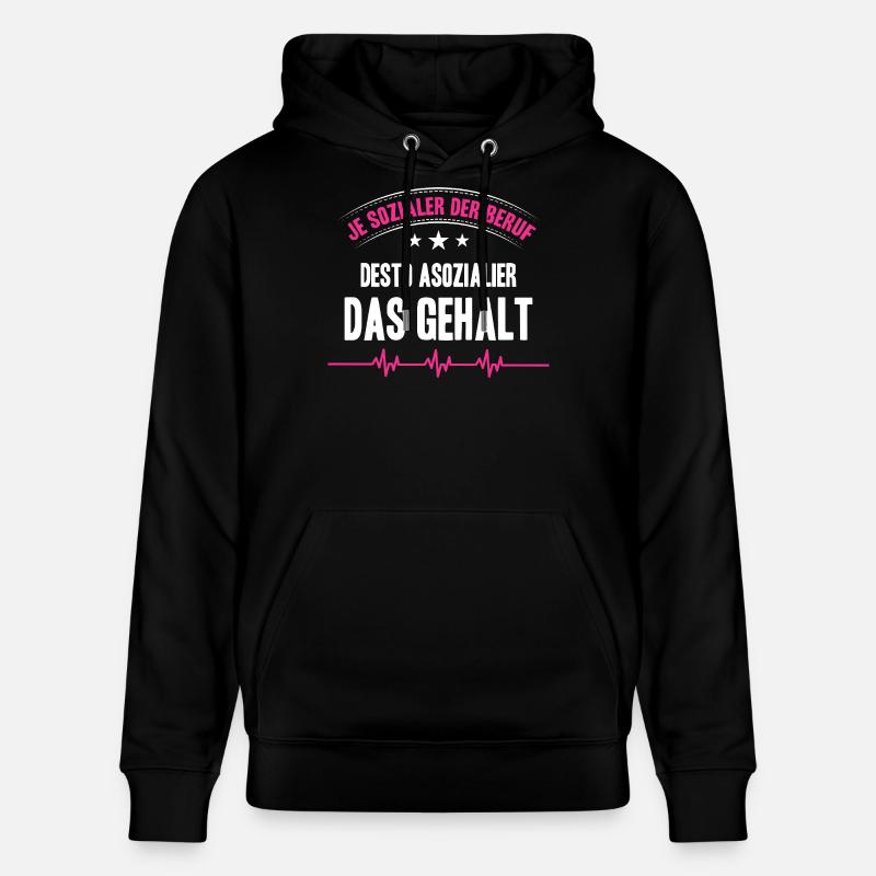 Infirmière Cadeaux Infirmière Infirmière Drôle - Sweat à capuche bio CRUISER Stanley/Stella Unisexe - noir