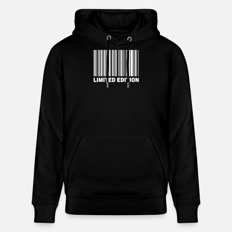 ÉDITION LIMITÉE - CODE-BARRES - Sweat à capuche bio CRUISER Stanley/Stella Unisexe - noir