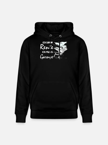 Funny German retirement design - Stanley/Stella CRUISER Unisex Organic Hoodie - black