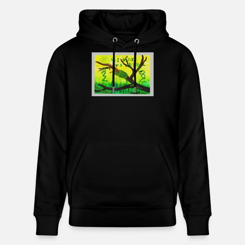 A5_Yig_Portrait - Sweat à capuche bio CRUISER Stanley/Stella Unisexe - noir