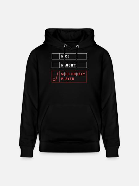 Para Handicap Eishockey - Stanley/Stella CRUISER Unisex Organic Hoodie - black