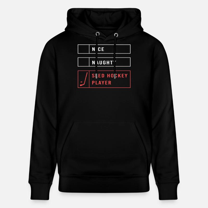 Hockey sur glace Para Handicap - Sweat à capuche bio CRUISER Stanley/Stella Unisexe - noir