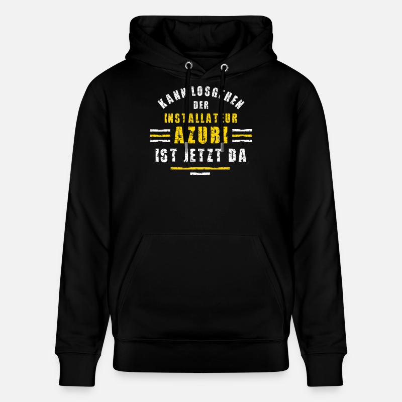 Installer Trainee Training Apprenticeship Trainee - Stanley/Stella CRUISER Unisex Organic Hoodie - black