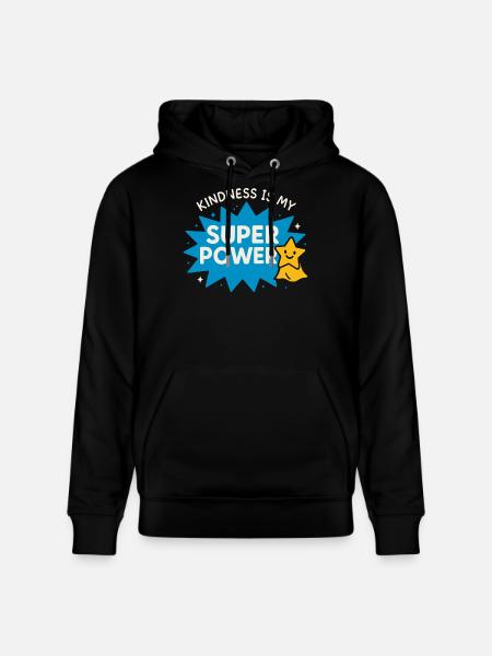 Anti-mobbing-freundlichkeit, Stehen Sie - Stanley/Stella Unisex Bio-Hoodie CRUISER  - Schwarz