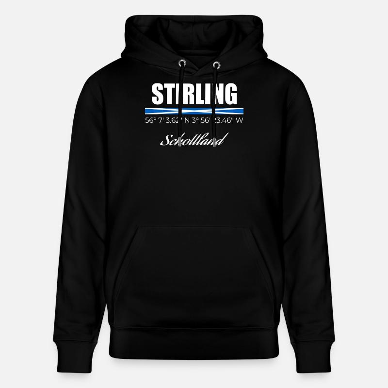 Stirling - Sweat à capuche bio CRUISER Stanley/Stella Unisexe - noir