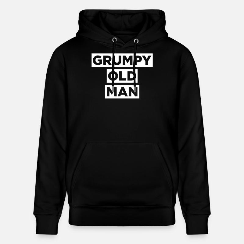 GRUMPY OLD MAN - Sweat à capuche bio CRUISER Stanley/Stella Unisexe - noir
