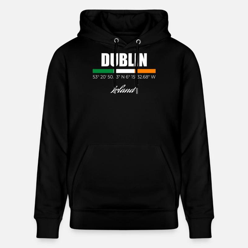 Dublin - Sweat à capuche bio CRUISER Stanley/Stella Unisexe - noir