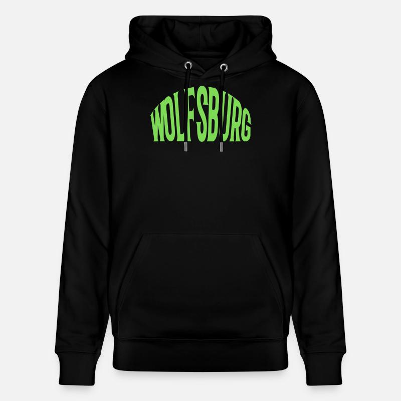 Wolfsburg - Sweat à capuche bio CRUISER Stanley/Stella Unisexe - noir