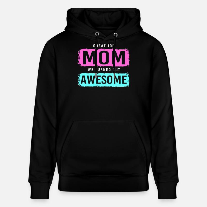 Maman célibataire Maman célibataire Maman célibataire - Sweat à capuche bio CRUISER Stanley/Stella Unisexe - noir
