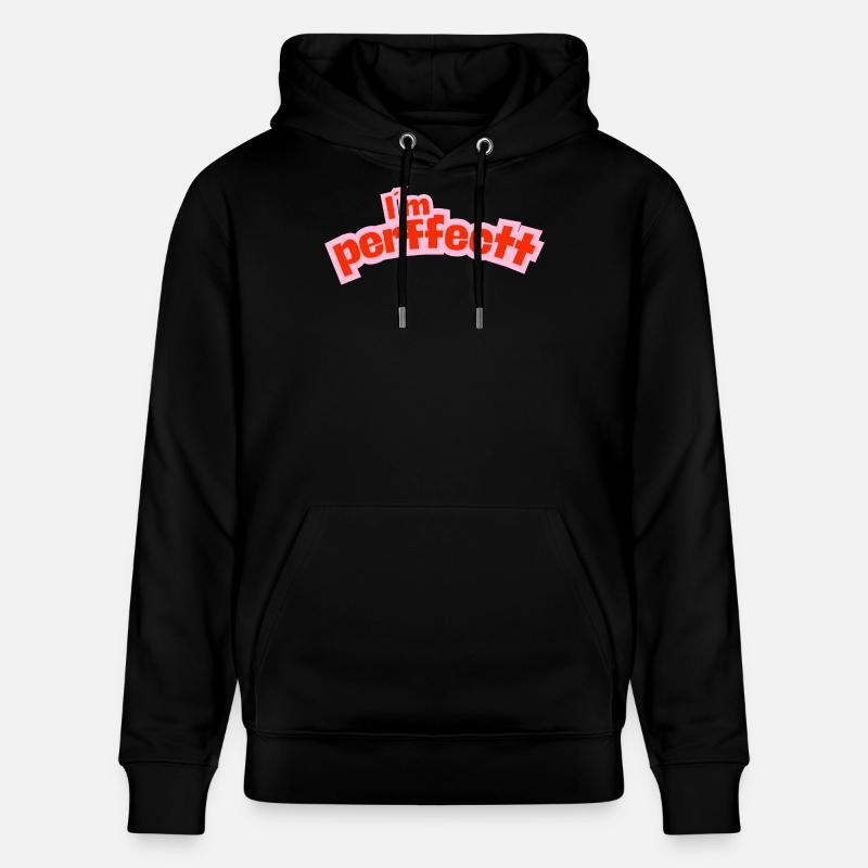 Rose parfait - Sweat à capuche bio CRUISER Stanley/Stella Unisexe - noir