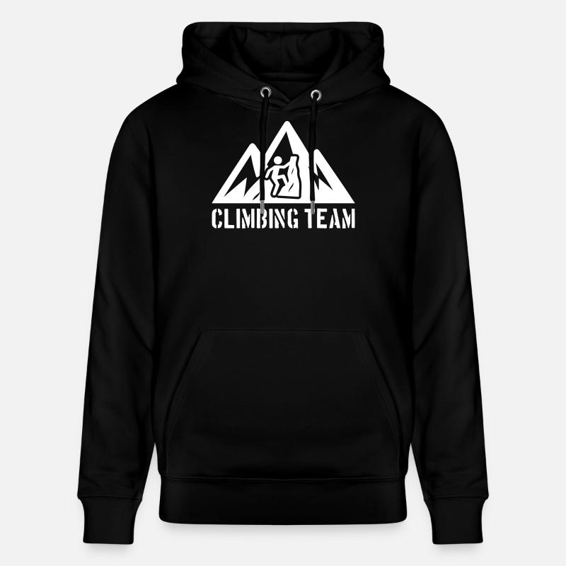 Alpinisme de l’équipe Mountains - Sweat à capuche bio CRUISER Stanley/Stella Unisexe - noir