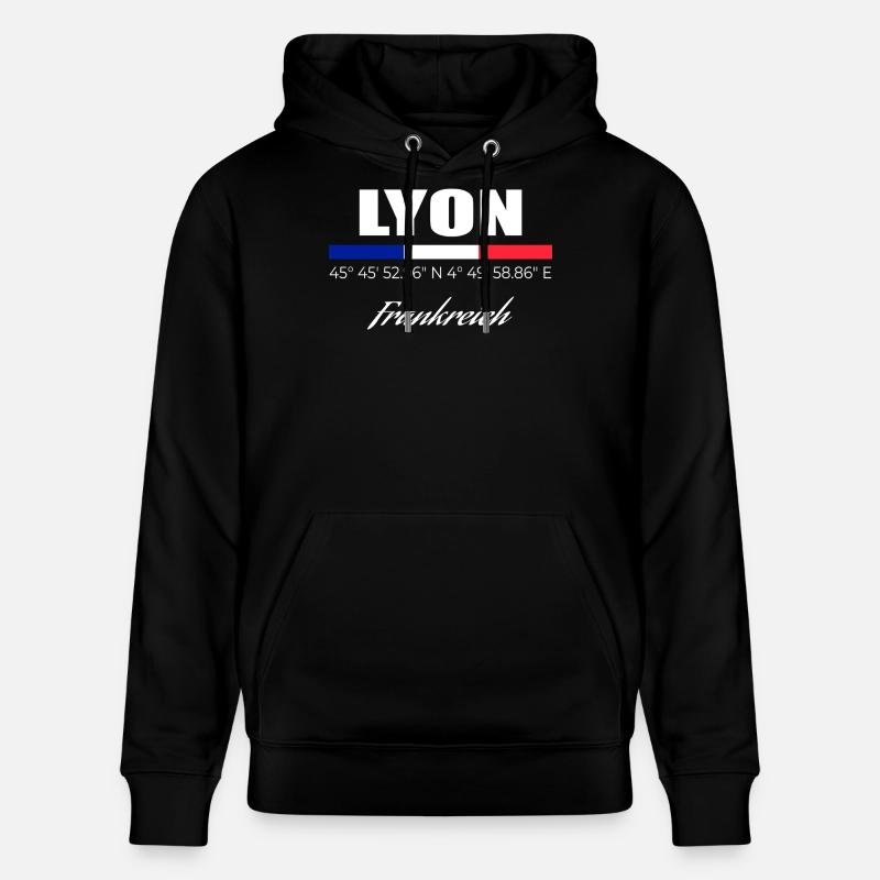 Lyon - Stanley/Stella Unisex Bio-Hoodie CRUISER  - Schwarz
